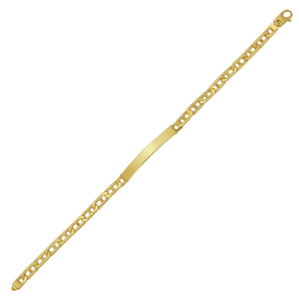 14K Yellow Gold Mariner ID Bracelet