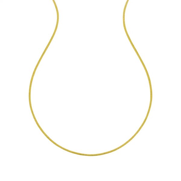14K Yellow Gold Sparkle Spring Chain Necklace (1.90 mm)