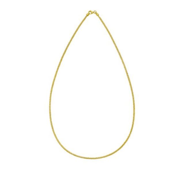 14K Yellow Gold Sparkle Spring Chain Necklace (1.90 mm) - alternate view 2