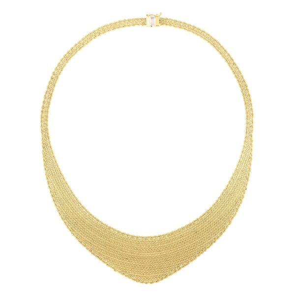 Cleopatra Gratuated Necklace in 14K Yellow Gold