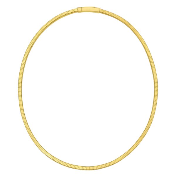 Gold Over Sterling Silver Cubogas Chain Necklace - alternate view 2