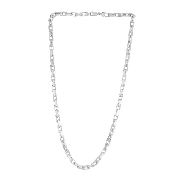 Sterling Silver Rhodium Plated French Cable Chain (5.60 mm) - alternate view 2
