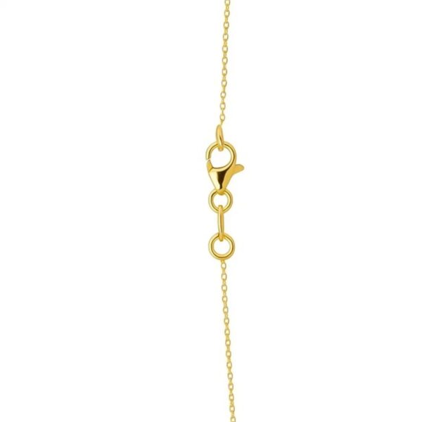 14k Yellow Gold Bead Necklace - alternate view 5