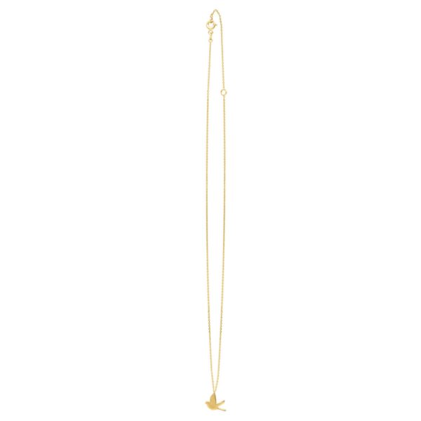 Dove Necklace in 14K Yellow Gold - alternate view 3