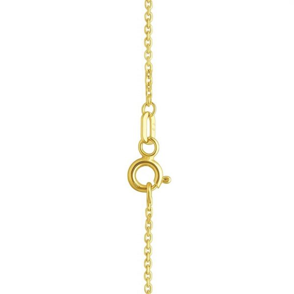 Dove Necklace in 14K Yellow Gold - alternate view 5