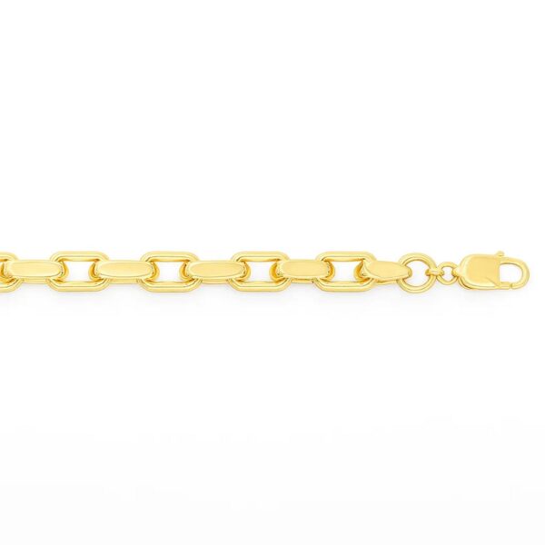 14k Yellow Gold French Cable Chain Bracelet (3.60 mm)