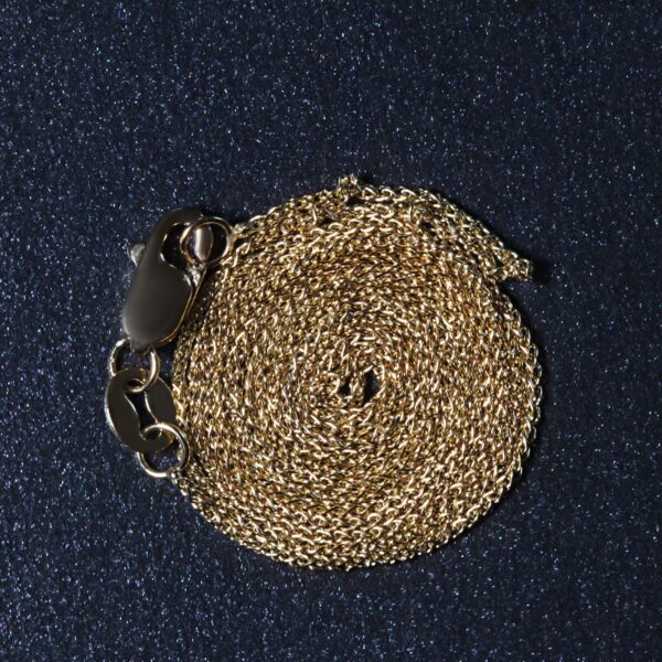 14k Yellow Gold Round Wheat Chain (0.80 mm) - alternate view 4