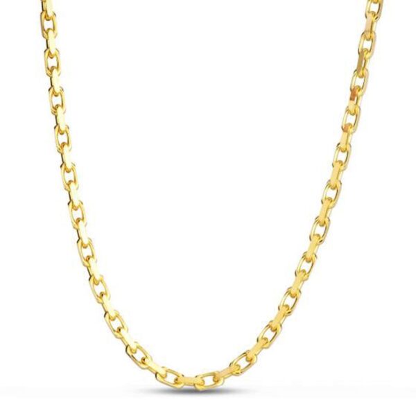 14k Yellow Gold French Cable Link Chain (3.60 mm) - alternate view 2