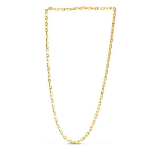14k Yellow Gold French Cable Link Chain (3.60 mm) - alternate view 3