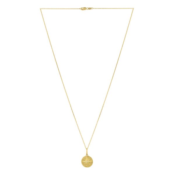 North Star Talisman Necklace in 14K Yellow Gold - alternate view 2