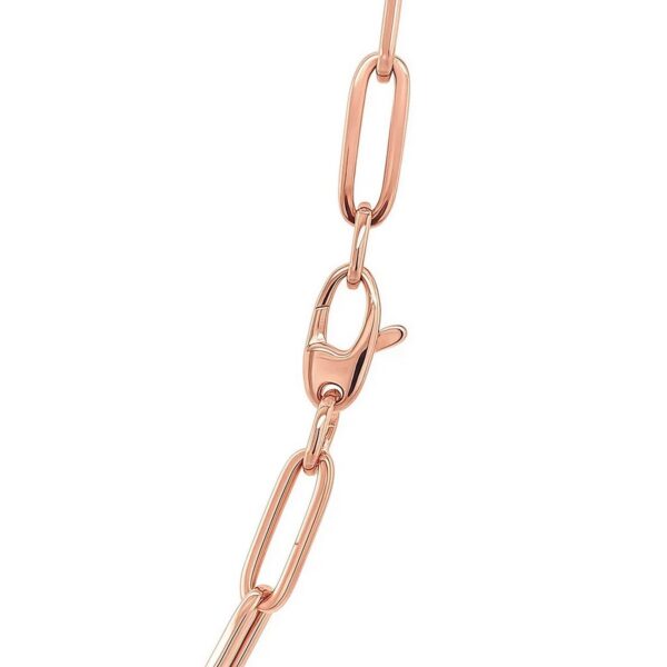 14K Rose Gold Bold Paperclip Chain (4.2 mm) - alternate view 4