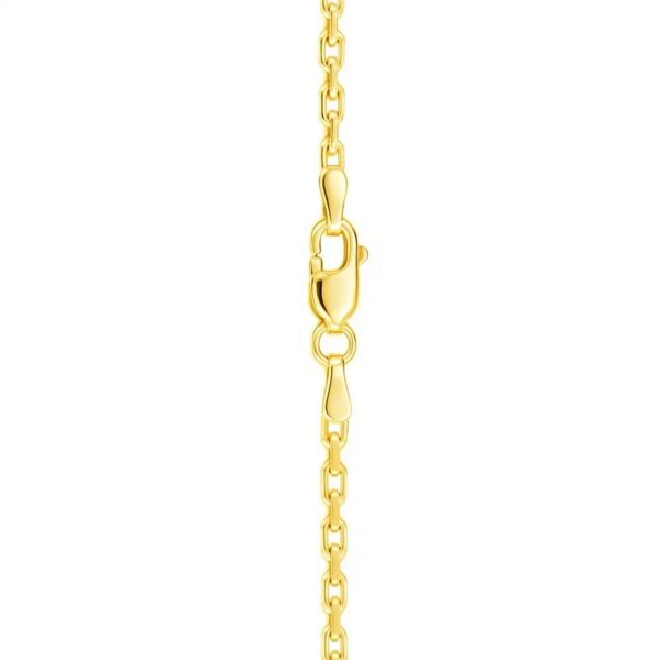 14k Yellow Gold French Cable Chain (1.90 mm) - alternate view 4