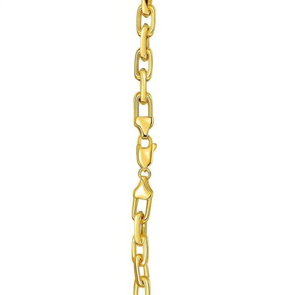 14k Yellow Gold French Cable Link Chain (4.80 mm) - alternate view 4