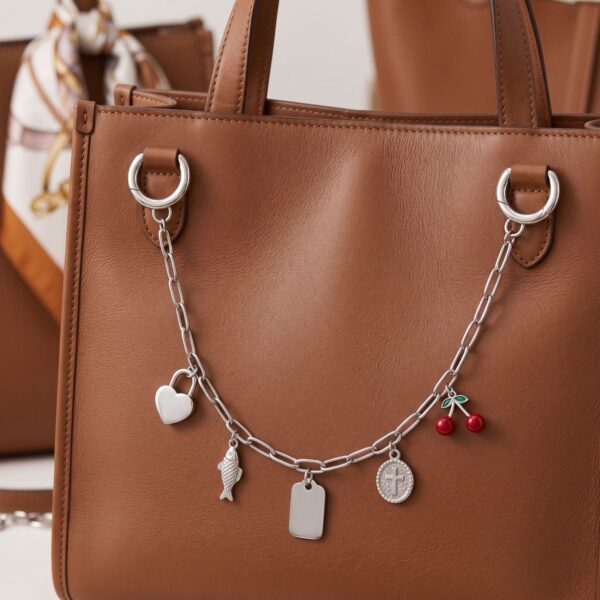 Stainless Steel Heart Lock Charm - alternate view 2