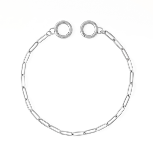 9 Stainless Steel Paperclip Bag Chain