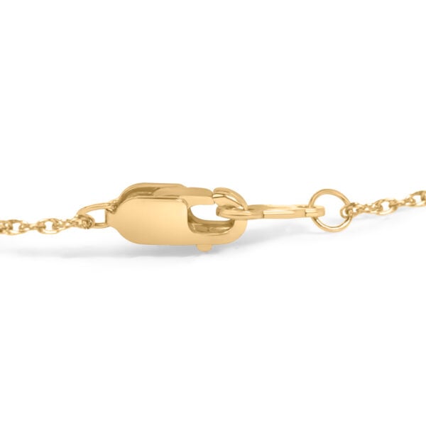 10K Yellow Gold Plated .925 Sterling Silver 2.0 Cttw Lab Grown Diamond Bezel Set Station Bracelet - alternate view 2