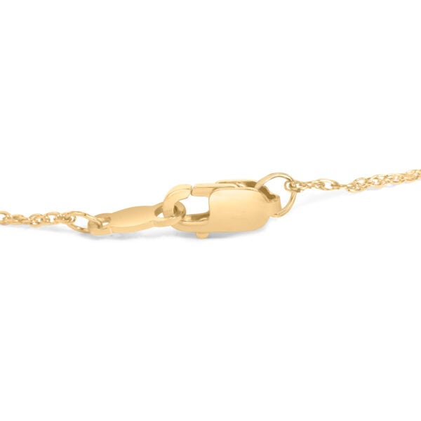 10K Yellow Gold Plated .925 Sterling Silver 1.0 Cttw Lab Grown Diamond Bezel Set Bracelet - alternate view 2