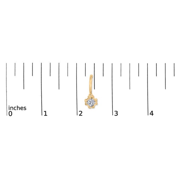 10K Yellow Gold Plated .925 Sterling Silver 1.0 Cttw Lab Grown Diamond Woven Drop Earrings - alternate view 4