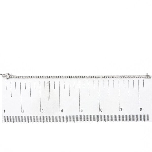 .925 Sterling Silver 2.00 Cttw Lab Grown Diamond Tennis Bracelet - alternate view 4